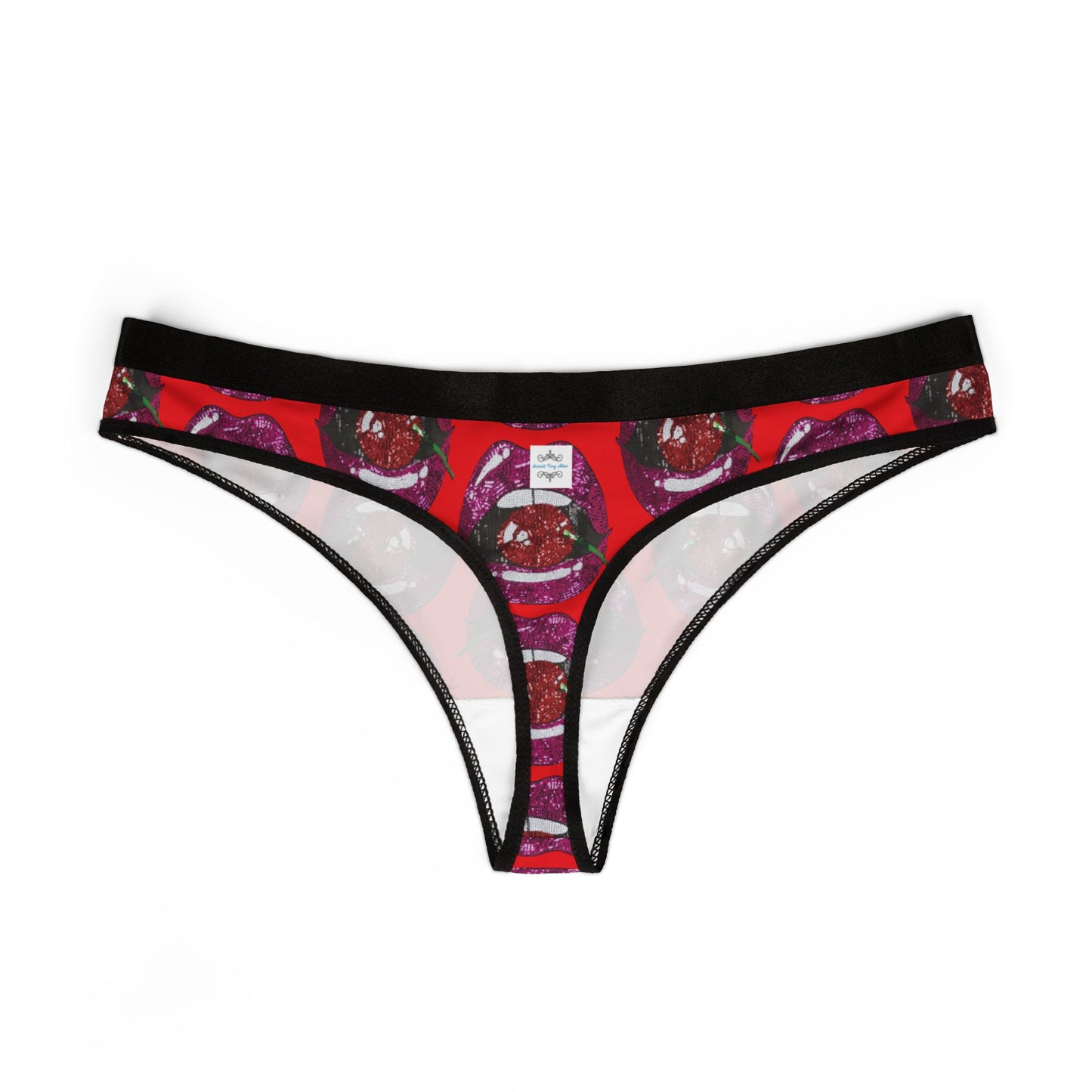 Women's Thongs - Sexy Cherry in Mouth Thong