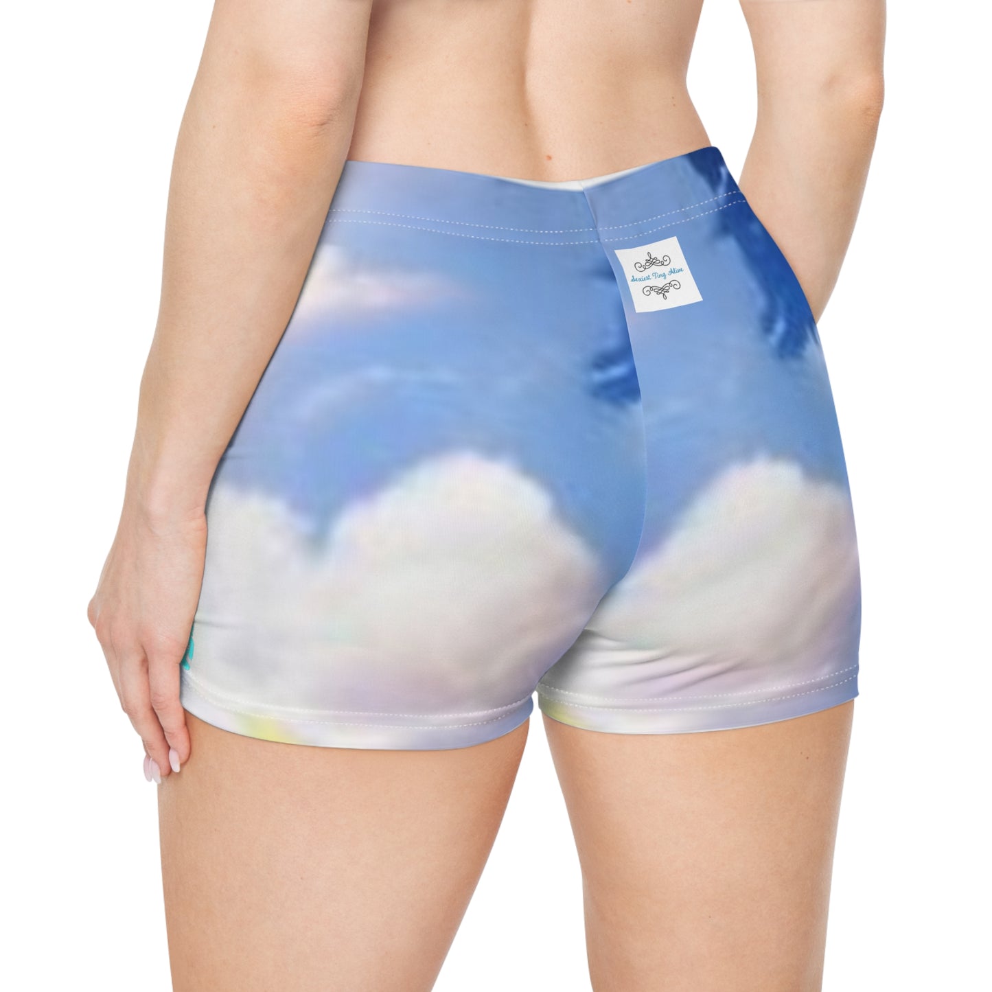 Sexy Clouds Yoga Shorts