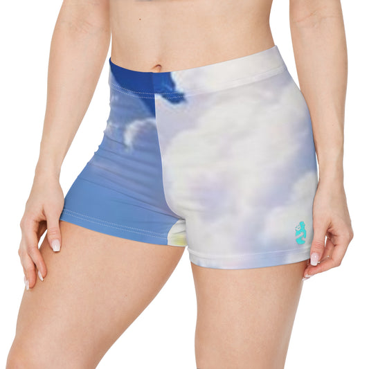 Sexy Clouds Yoga Shorts
