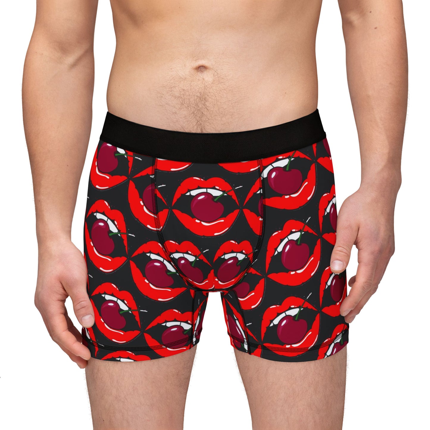 Rockin' Red Lips Men's Boxers