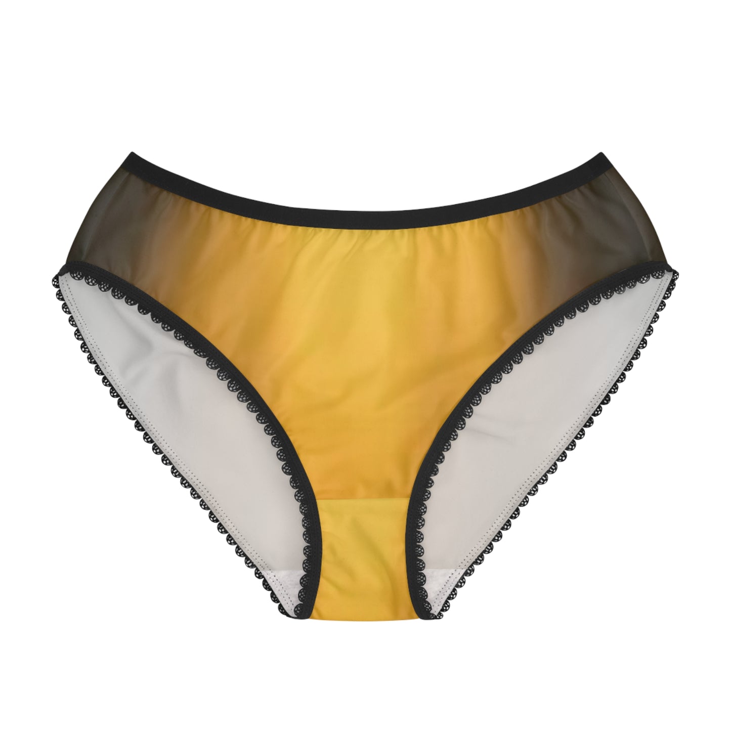 Sexy Golden and Black Sunbeam Women's Underwear