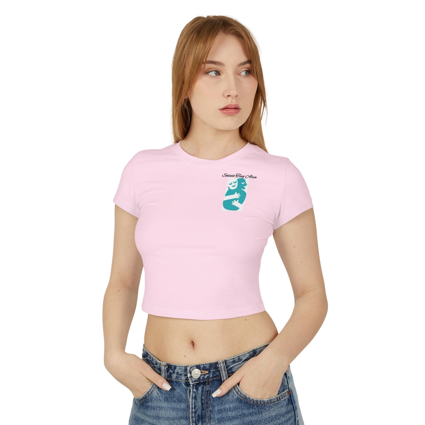 Women’s Casual Baby Tee with Fun Graphic - Perfect for Everyday Wear