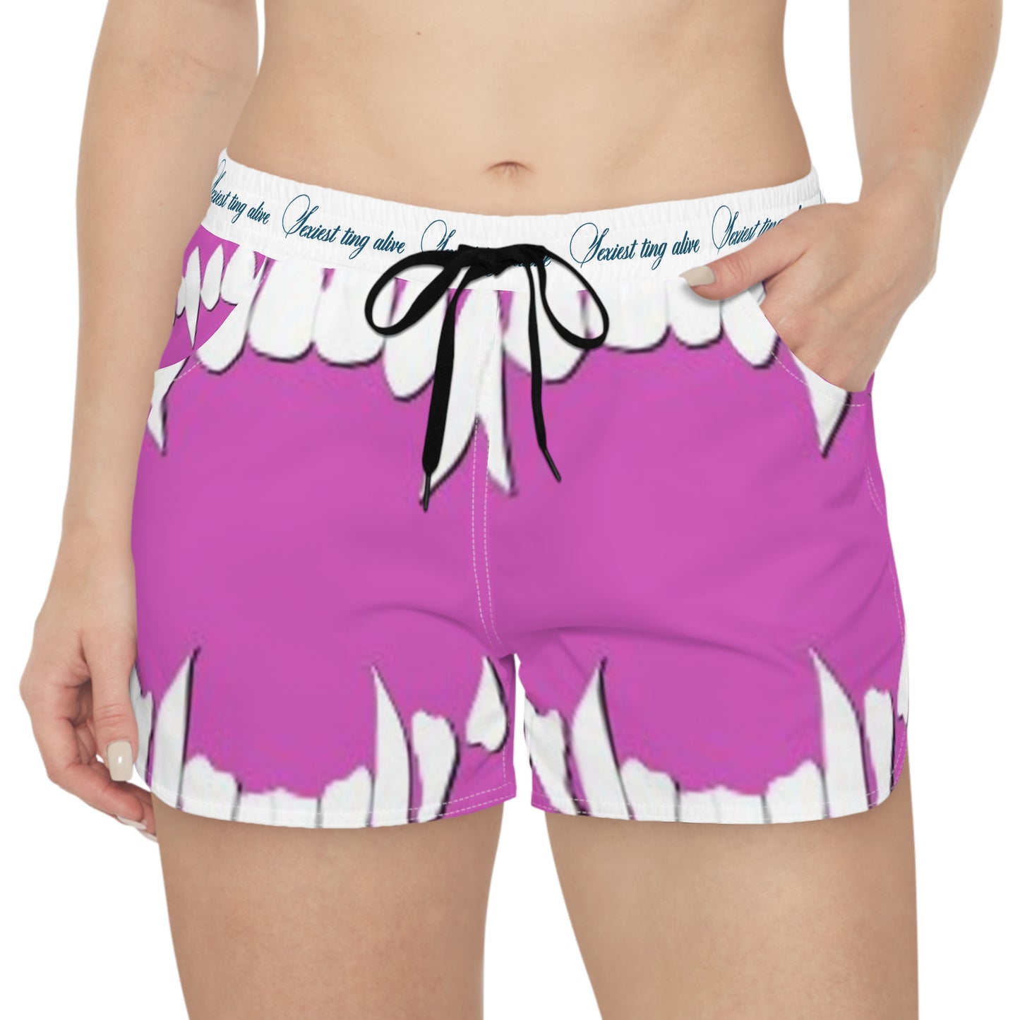 Casual Shorts - Sexy Vampire Teeth