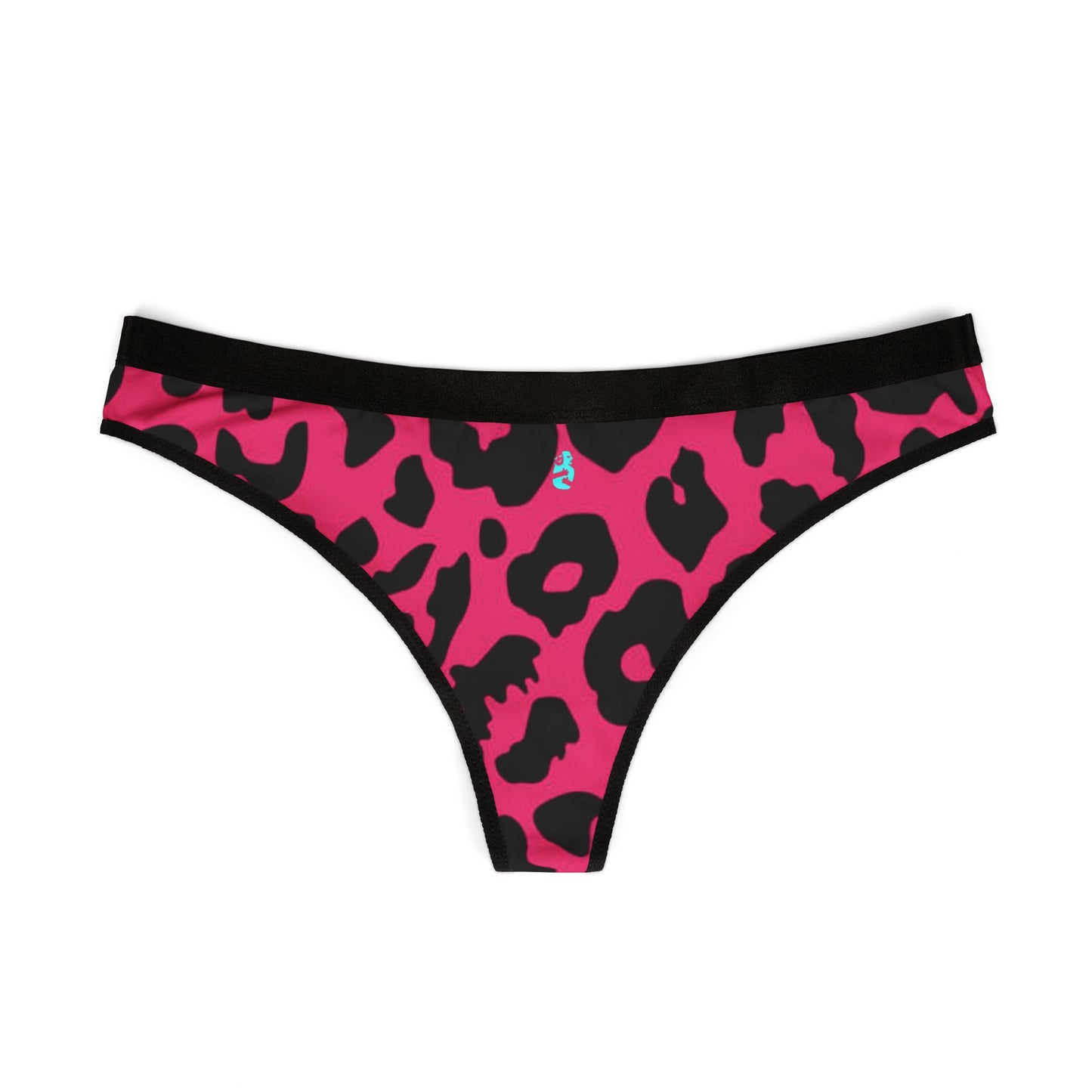 Pink Leopard Thongs