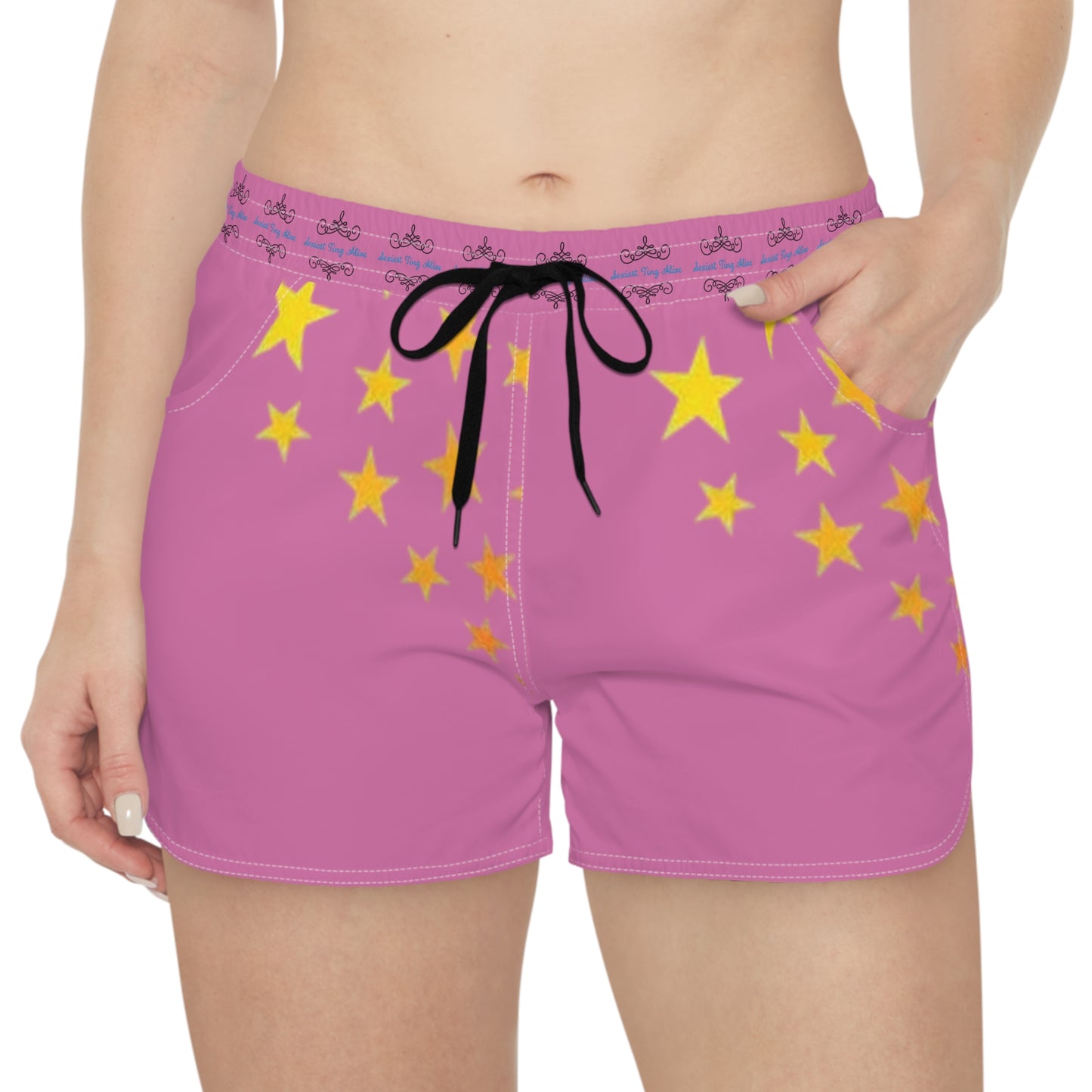 Pink Casual Shorts - Grab My Butt Women's Fashion