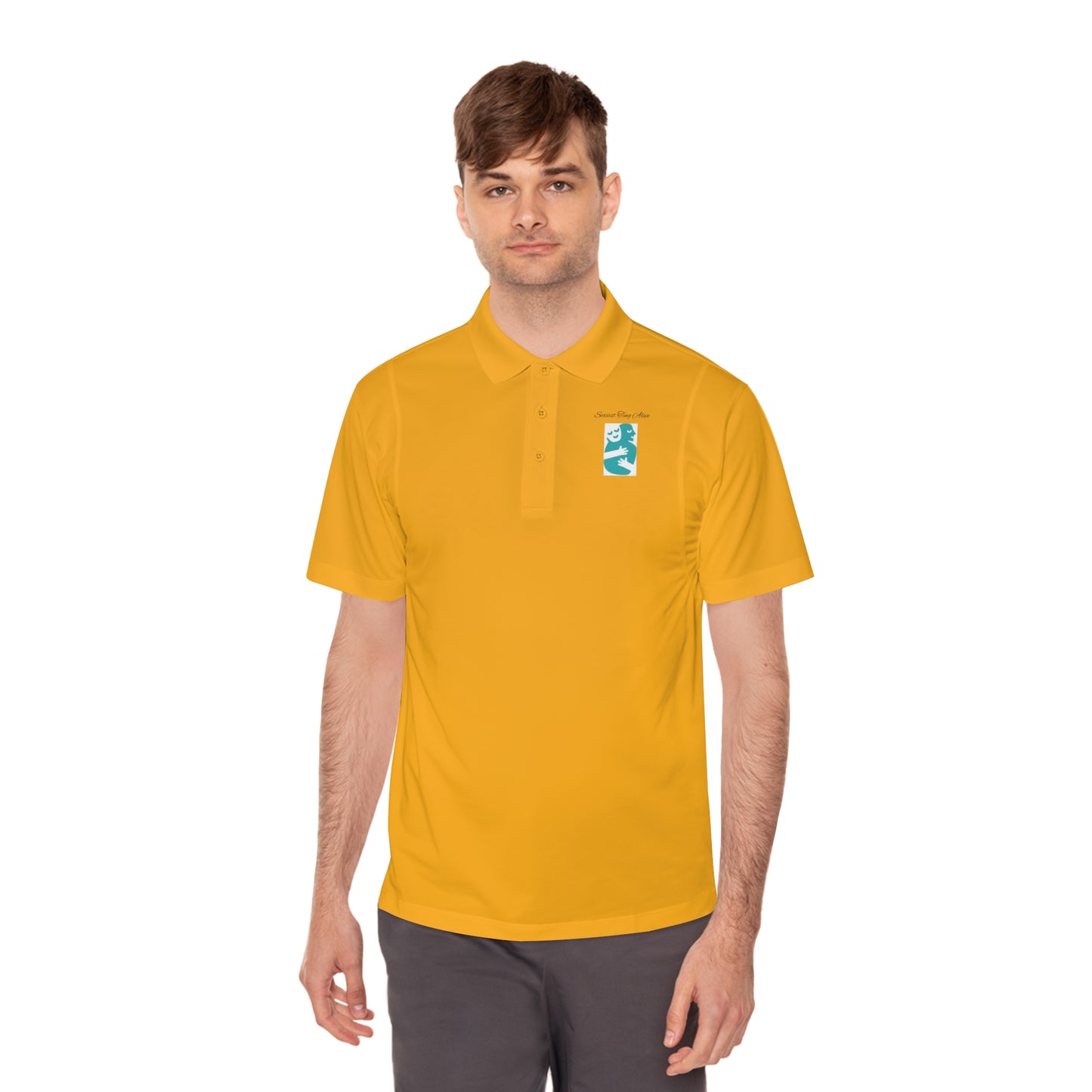 Men's Sport Polo Shirt - Comfortable Activewear for Outdoor Activities