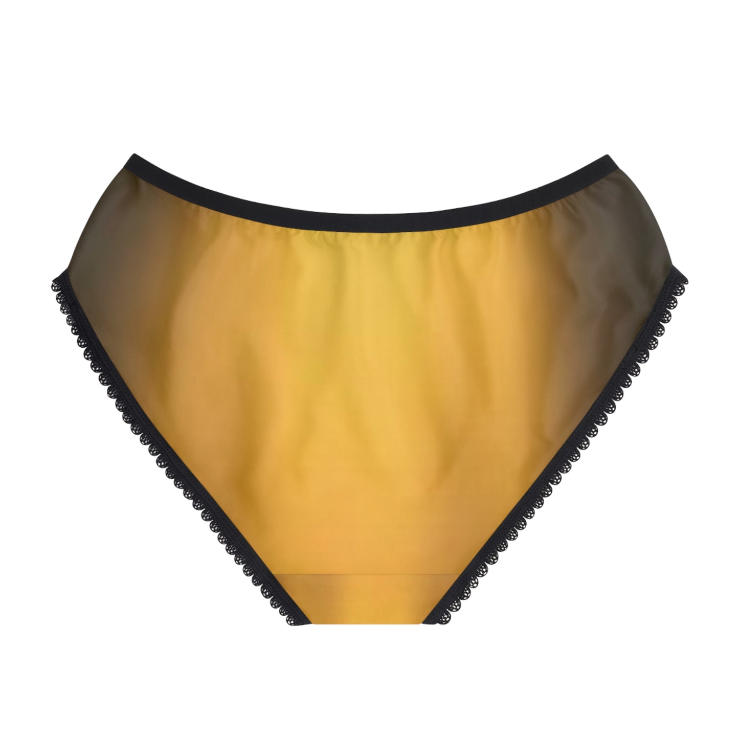 Sexy Golden and Black Sunbeam Women's Underwear