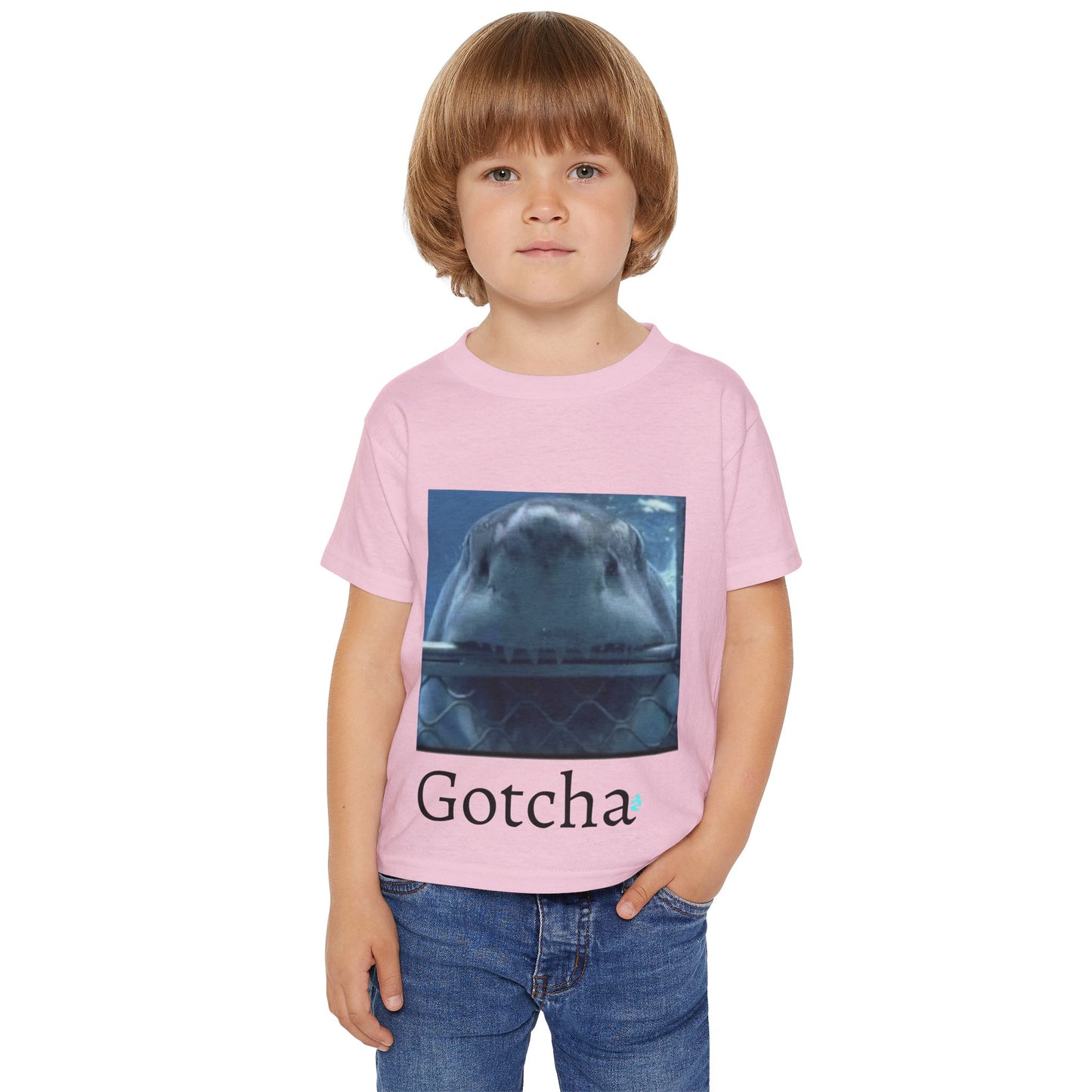 Toddler T-shirt - Gotcha Shark Design