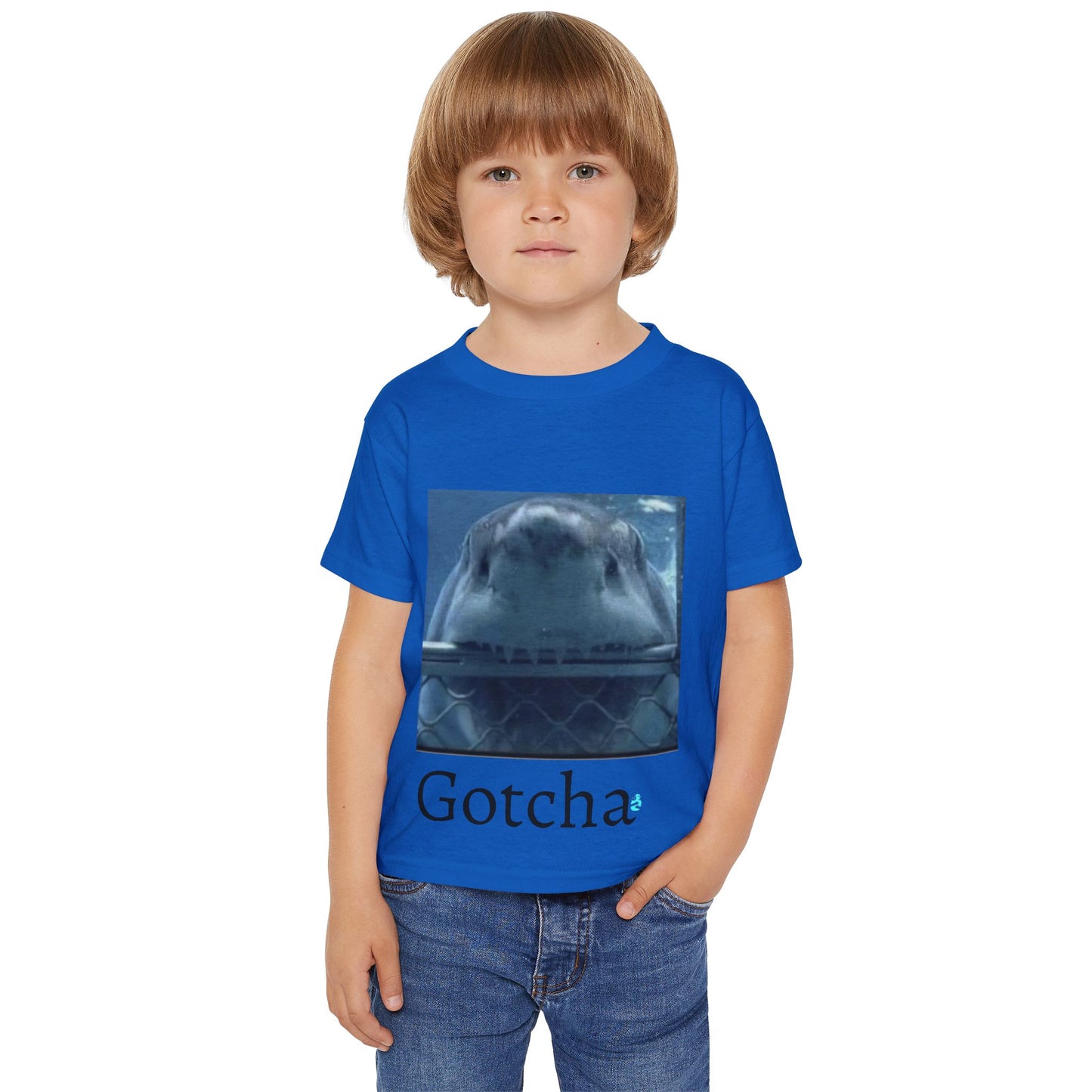 Toddler T-shirt - Gotcha Shark Design