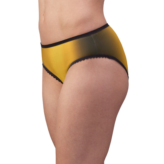Sexy Golden and Black Sunbeam Women's Underwear