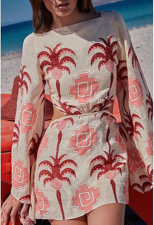 Johanna Ortiz Wave After Wave Minidress