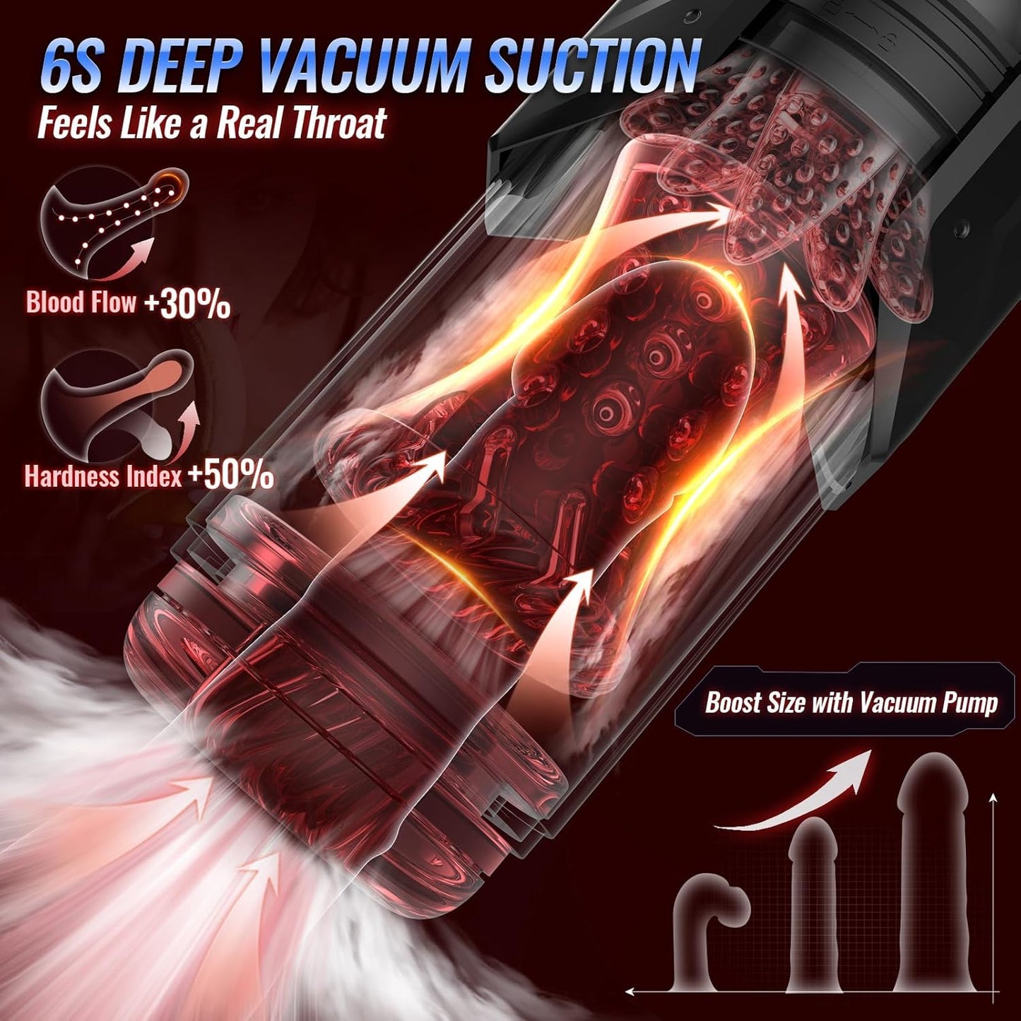 Sex Toys for Men Penis Pump - EINSEO AI Sync Full Waterproof Male Masturbator Stroker with 7 Sucking Thrusting Rotating & 7 Licking Adult Toys, Pocket Pussy Mens Sex Toy Blowjob Sex Machine