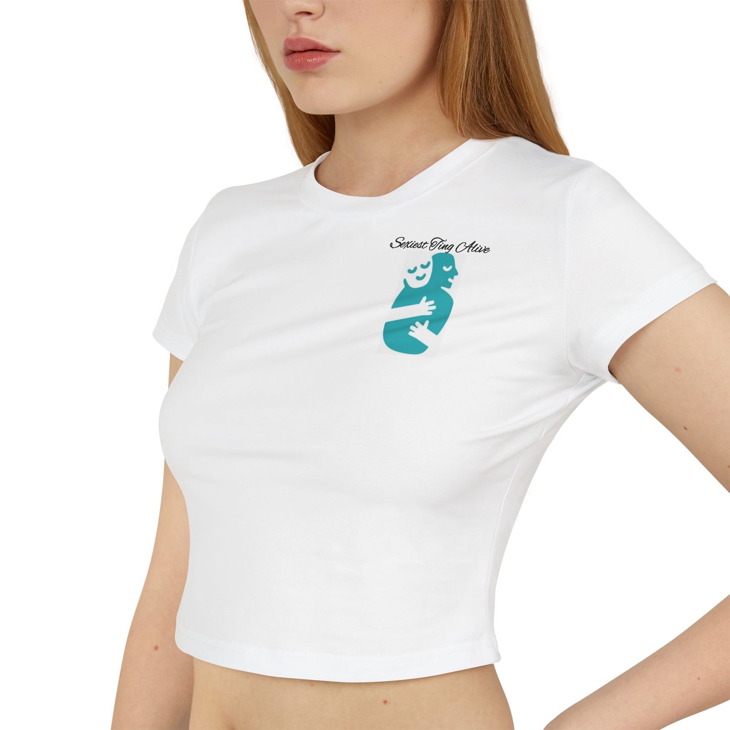 Women’s Casual Baby Tee with Fun Graphic - Perfect for Everyday Wear