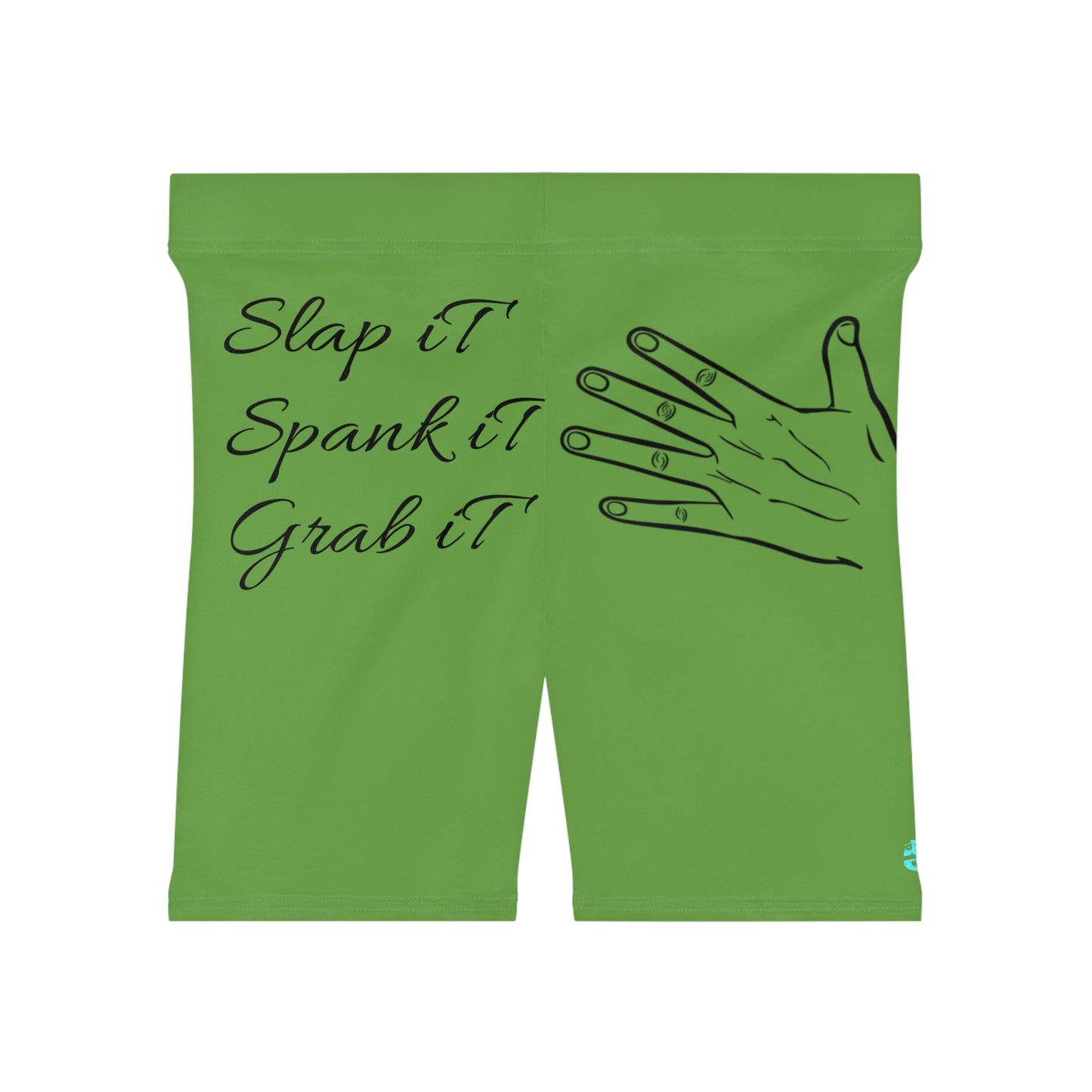 Biker Shorts 'Slap It, Spank It, Grab It'