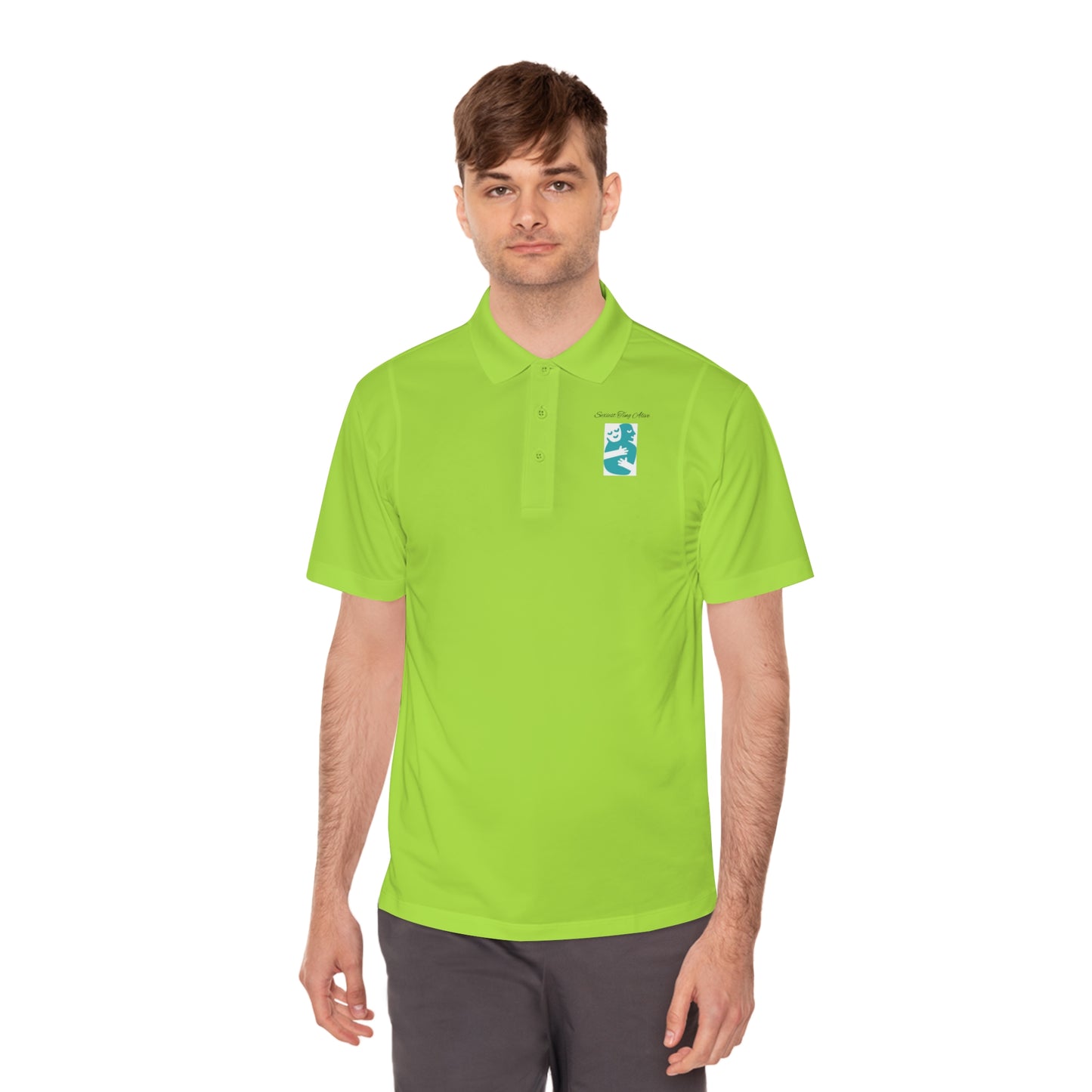 Men's Sport Polo Shirt - Comfortable Activewear for Outdoor Activities