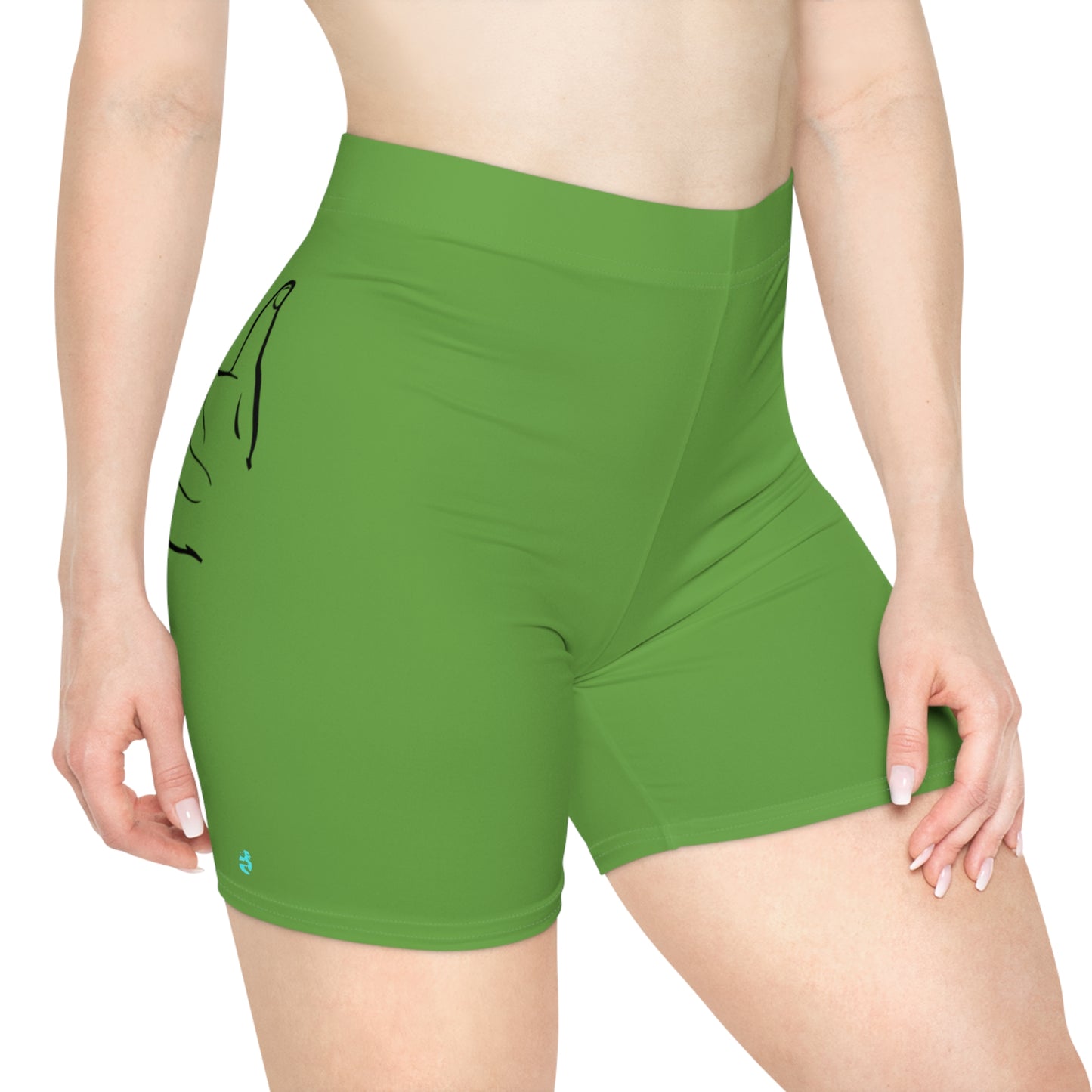 Biker Shorts 'Slap It, Spank It, Grab It'